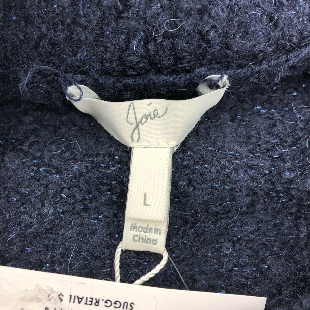 Joie Midnight Stavan Metallic Long Sleeve Sweater - Picture 5 of 8